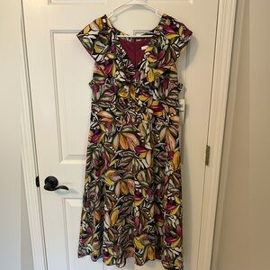 London times new with tags plum Floral Multicolor Sleeveless Dress